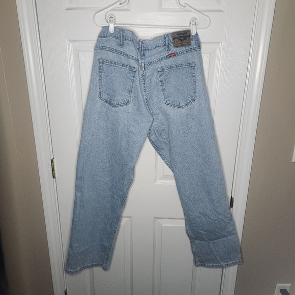 Wrangler Blue Bootcut Jeans Classic Style - Picture 4 of 5